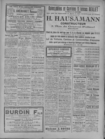 07/03/1920 - La Dépêche républicaine de Franche-Comté [Texte imprimé]