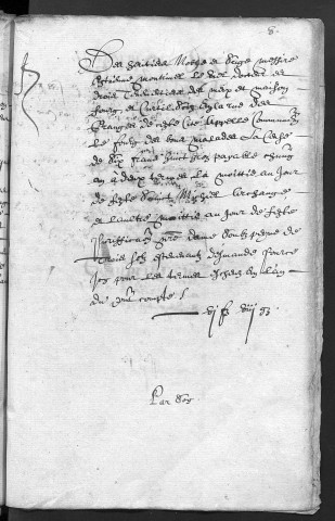 Comptes de la Ville de Besançon, recettes et dépenses, Compte de Jacques Chevannay des Daniels, compte annuel (1er juin 1624 - 31 mai 1625)