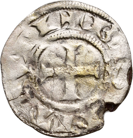 874.1.85 - pièce de monnaie (2) ; fragment (4) ; denier estevenant