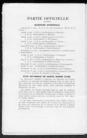 30/04/1953 - La Semaine religieuse du diocèse de Saint-Claude [Texte imprimé]