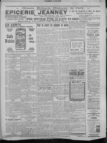 29/12/1921 - La Dépêche républicaine de Franche-Comté [Texte imprimé]