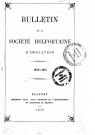 01/01/1872 - Bulletin de la Société belfortaine d'émulation [Texte imprimé]