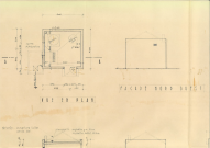 Atelier public communal de distillation, construction : correspondance, devis, plans.