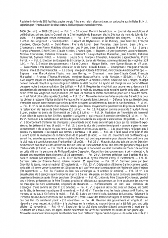 Registre des délibérations municipales 21 juin 1656 - 23 juin 1659